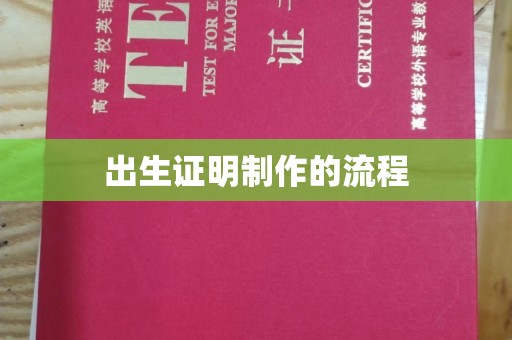 高陵出生证明制作的流程