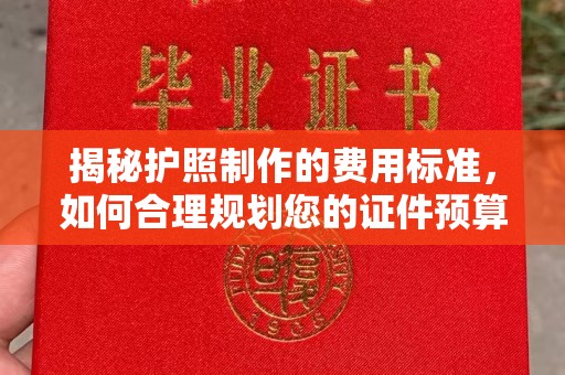 高陵揭秘护照制作的费用标准，如何合理规划您的证件预算