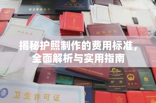 高陵揭秘护照制作的费用标准，全面解析与实用指南