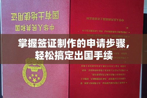高陵掌握签证制作的申请步骤，轻松搞定出国手续