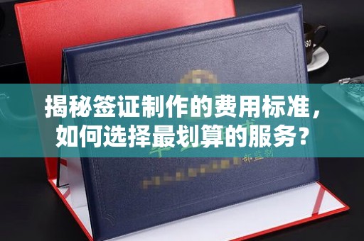 高陵揭秘签证制作的费用标准，如何选择最划算的服务？
