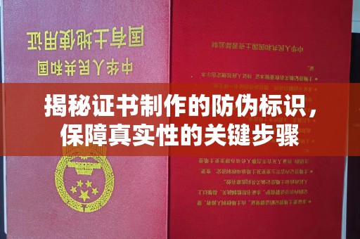 高陵揭秘证书制作的防伪标识，保障真实性的关键步骤